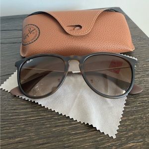 Ray Ban Erika Tortoise Sunglasses - Womens